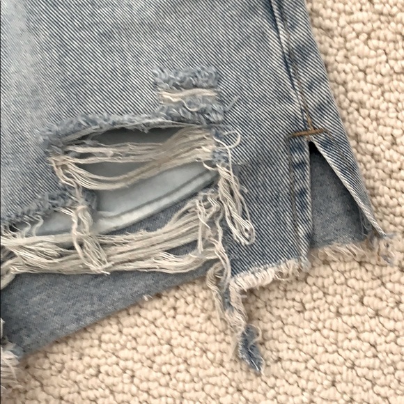 Three Brome high waisted Jean shorts - Picture 5 of 5